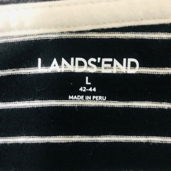 Land's End 100% Cotton Short Sleeve Polo Large - Picture 2 of 4